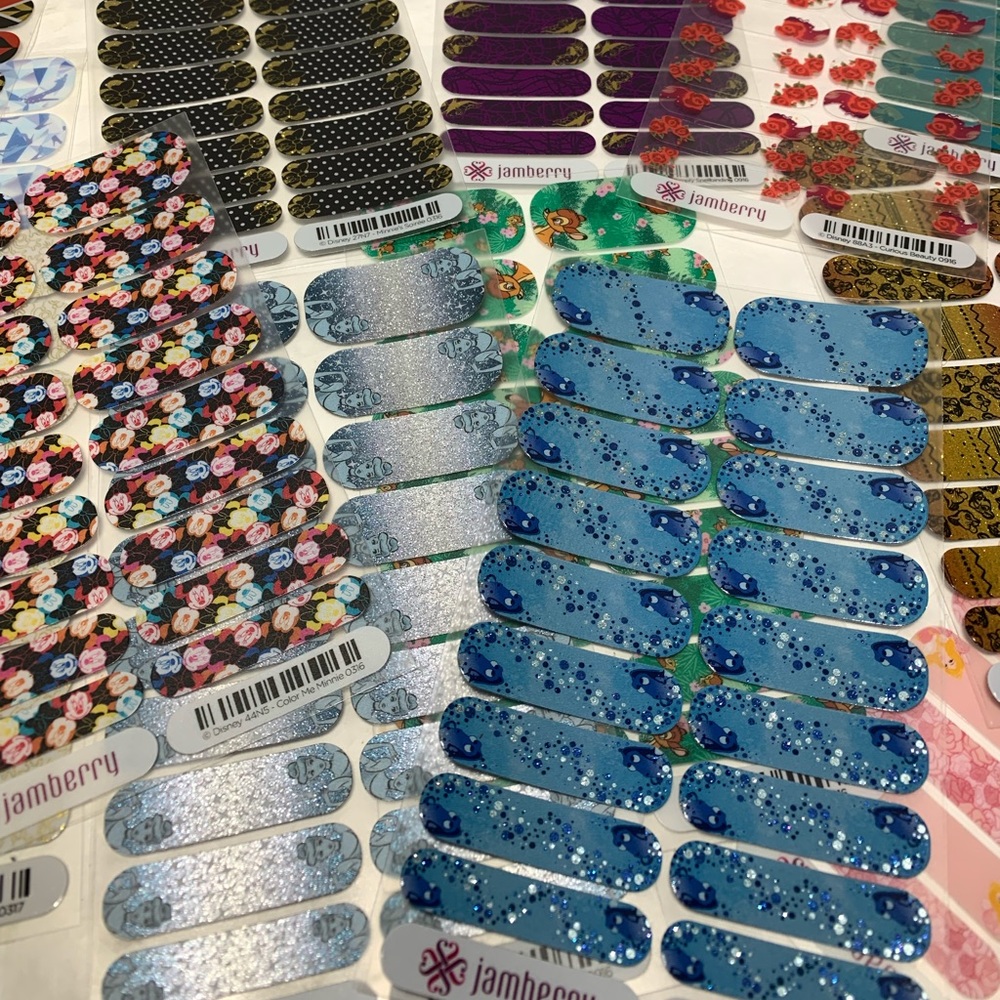 Huge Disney Jamberry Nail Wrap Lot 50 full sheets